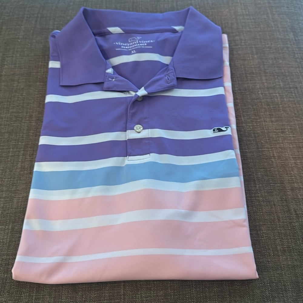 Vineyard Vines Performance Polo Size XL Preowned